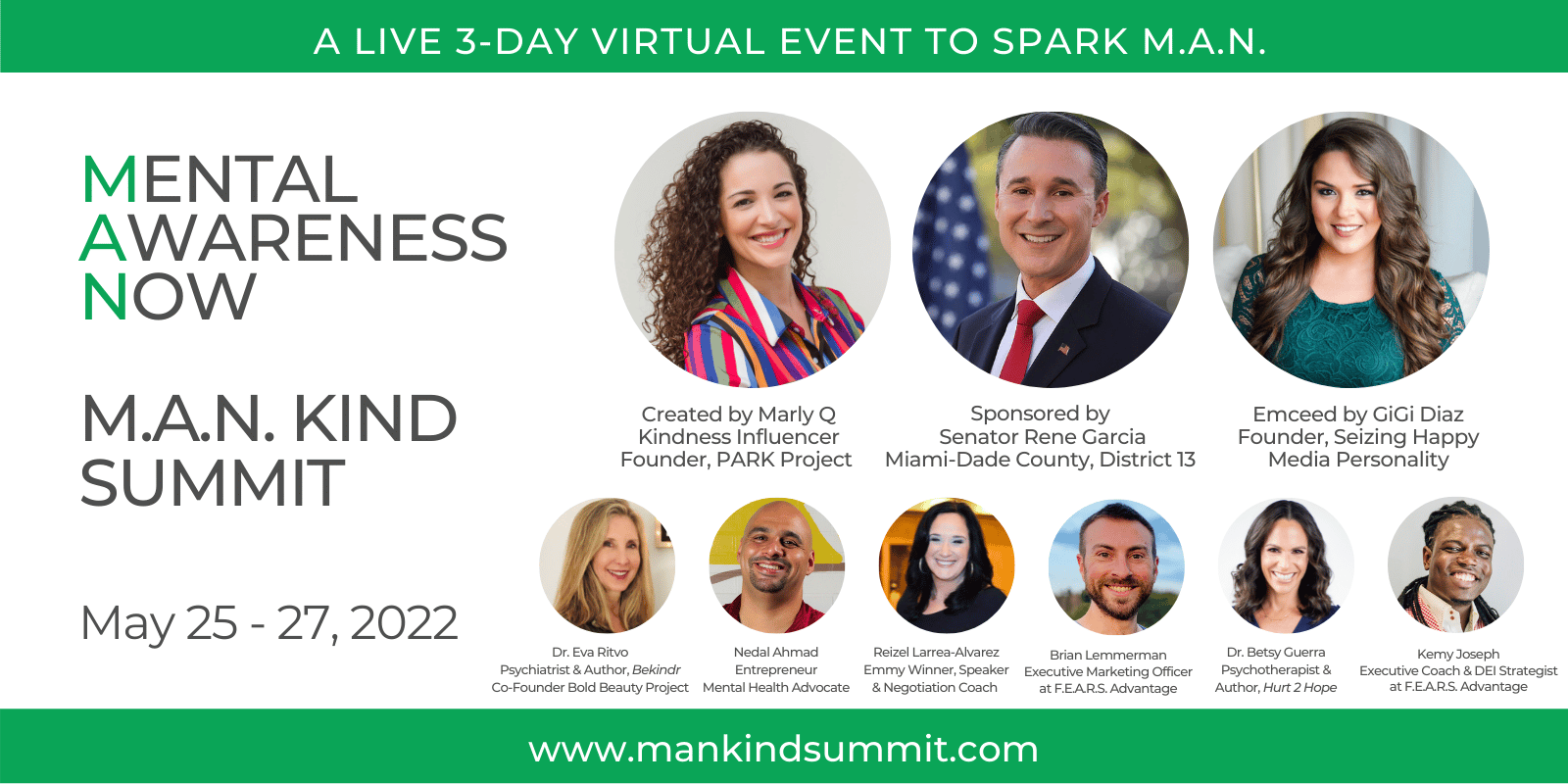Featured Spears and Sponsors for MANKind Summit